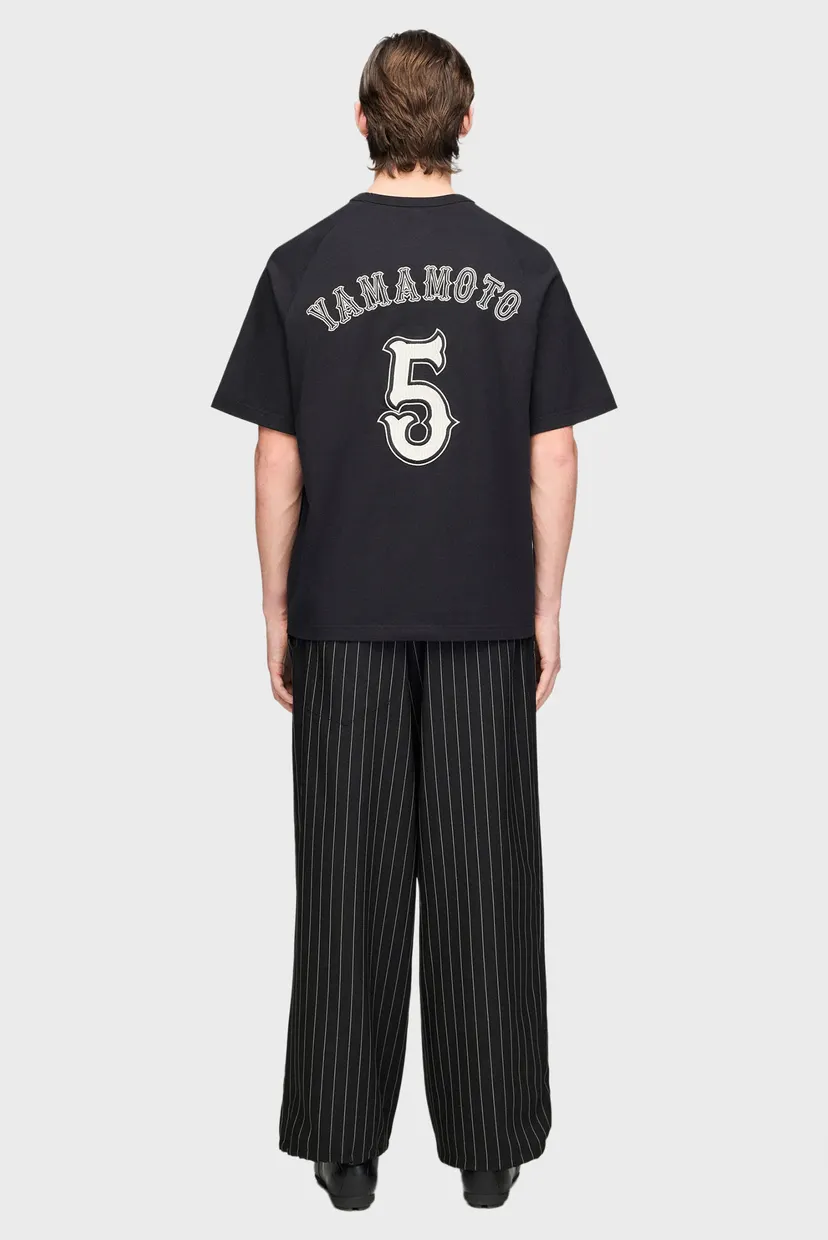 Чорна футболка Y-3 ELITE 5 GFX SHORT SLEEVE (унісекс) 3