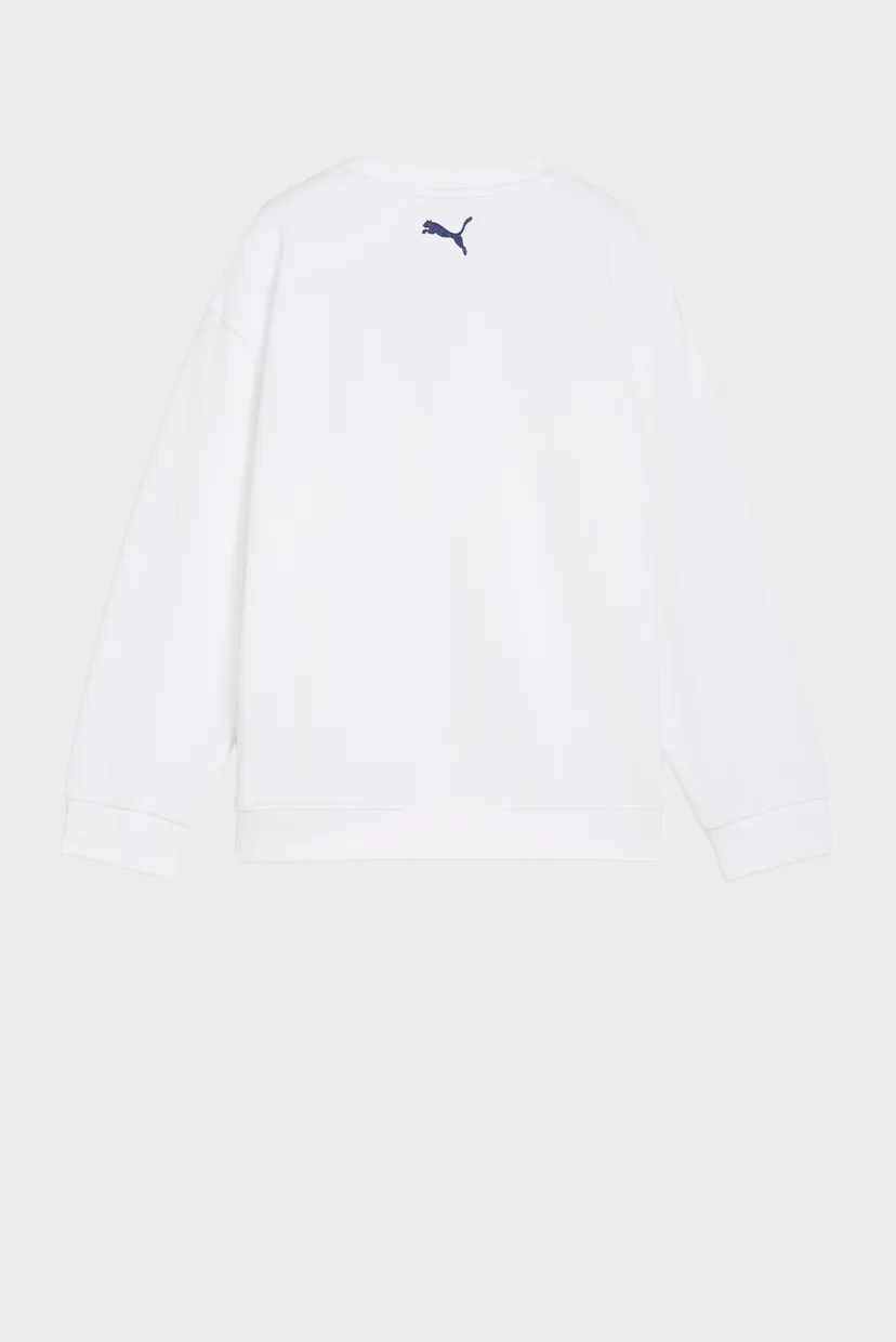Дитячий білий світшот Sporty Cats Relaxed Sweatshirt Kids 5