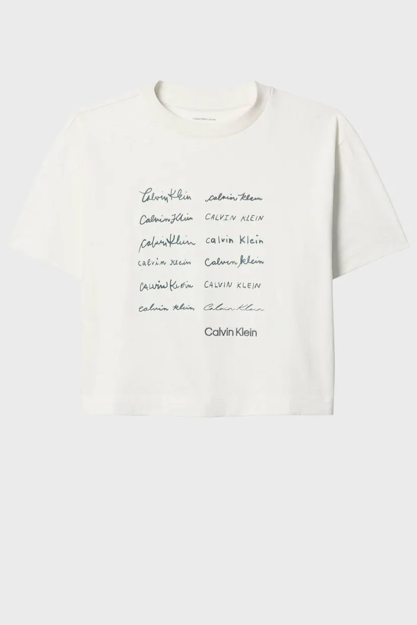 Жіноча біла футболка CROPPED BOXY GRAPHIC 7