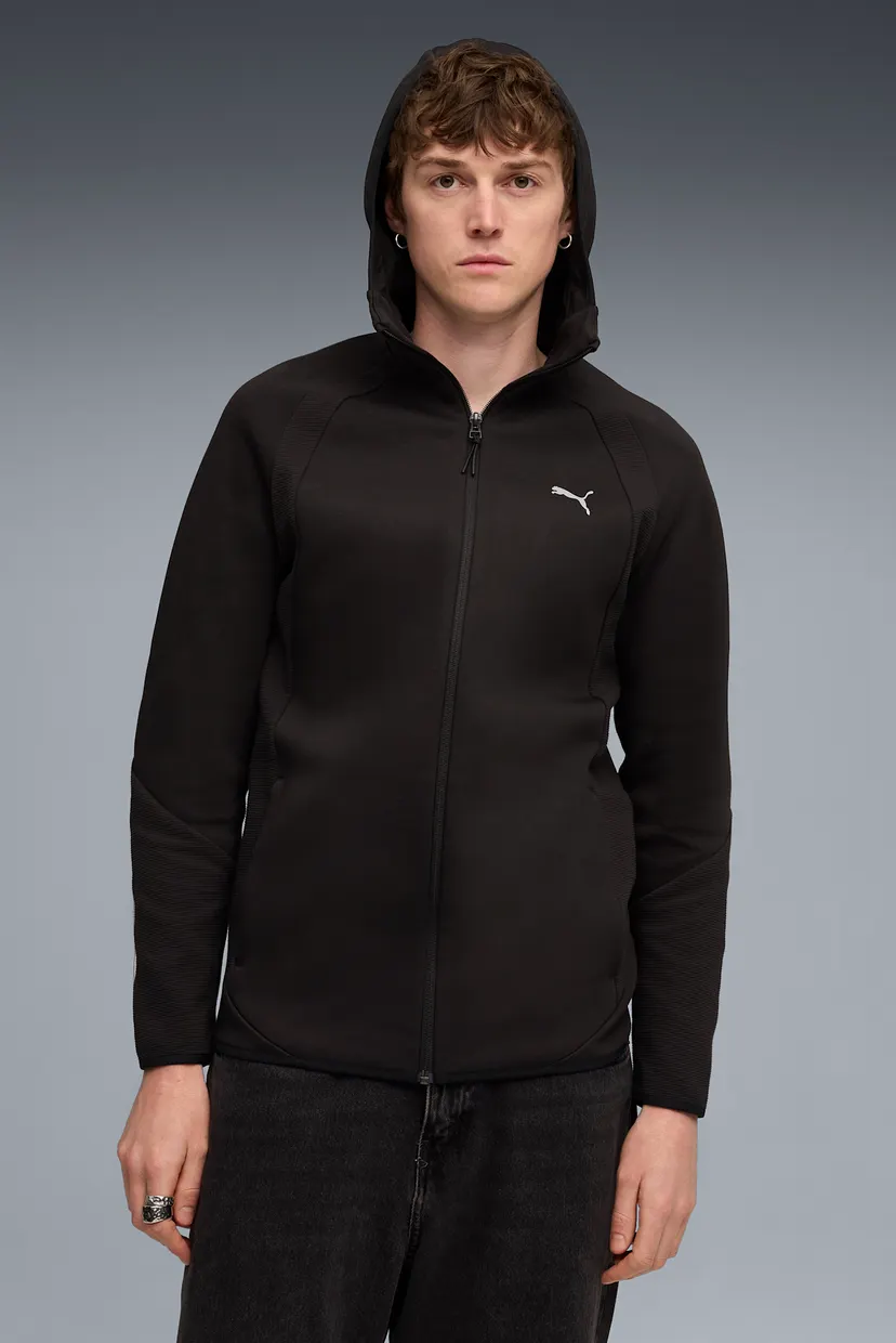 Мужское черное худи Evostripe Hoodie Men 3