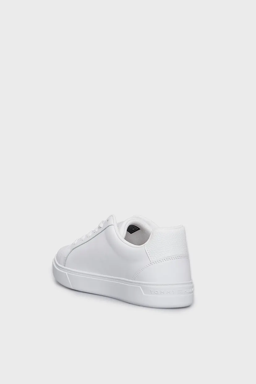 Жіночі білі шкіряні снікерcи ESSENTIAL COURT SNEAKER STRIPES 5
