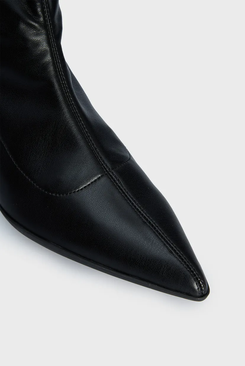 Женские черные ботфорты WRAP STIL OTK BOOT 50 - PEARL 4