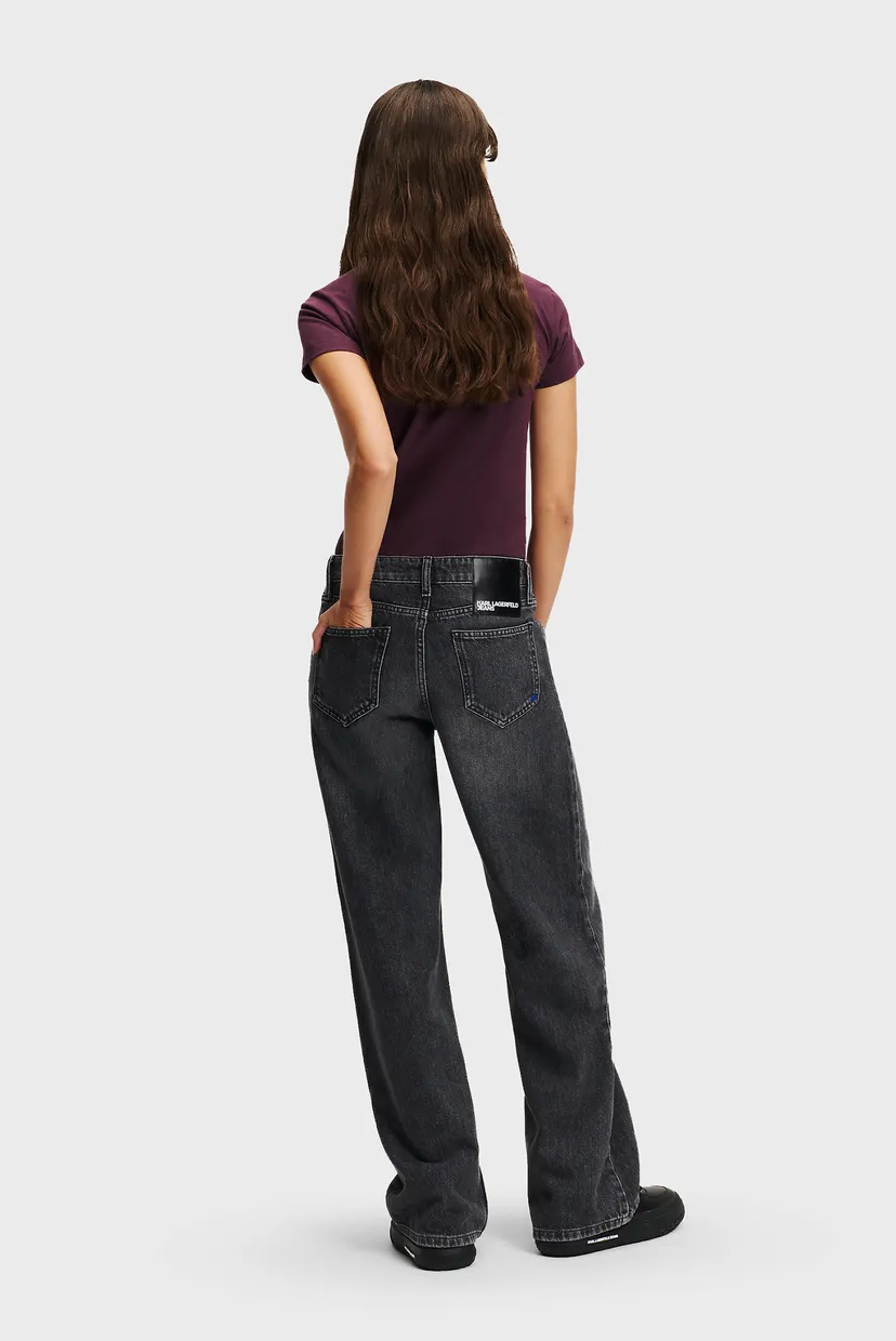 Женские темно-серые джинсы klj mr relaxed denim 3