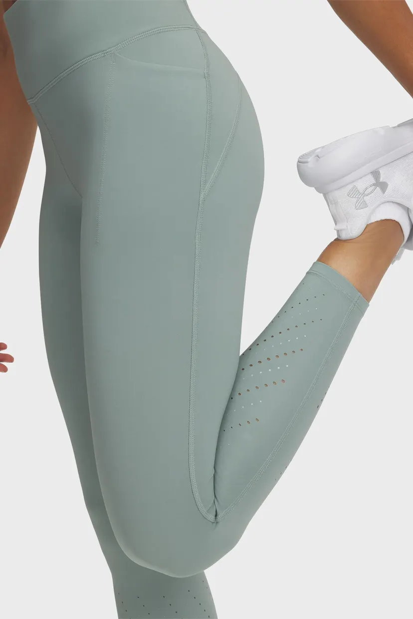 Жіночі м'ятні тайтси UA Launch Elite Ankle Tights 4