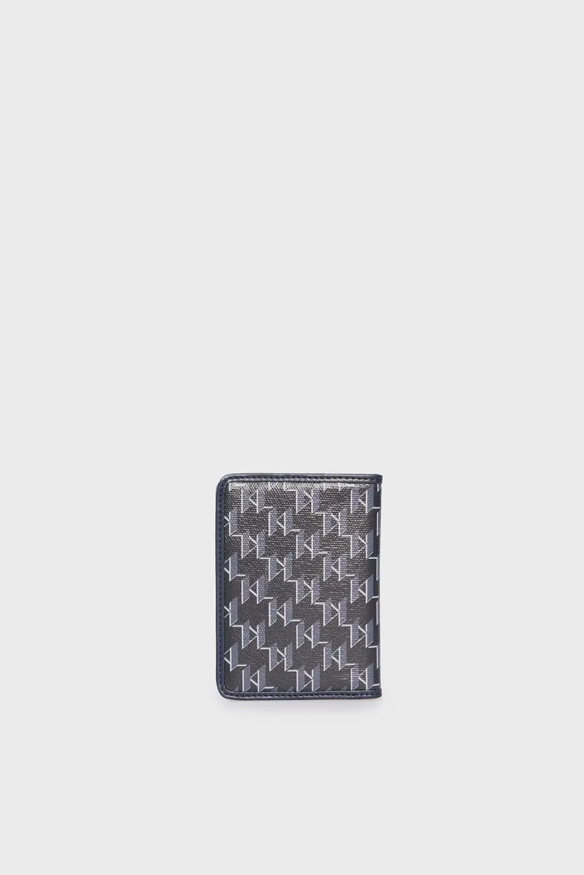 Жіночий чорний гаманець з візерунком VOYAGE PASSPORT HOLDER 4