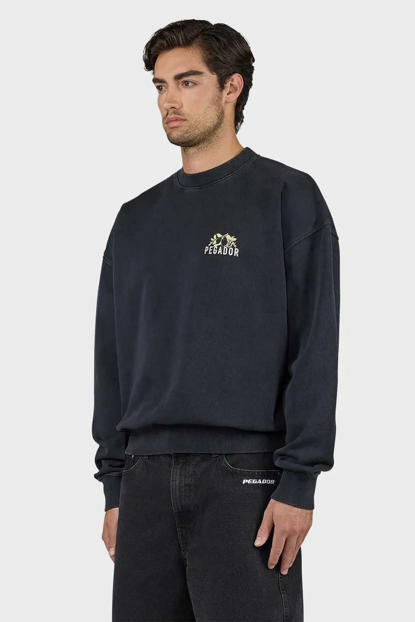 Мужской черный свитшот Vanos Oversized 3