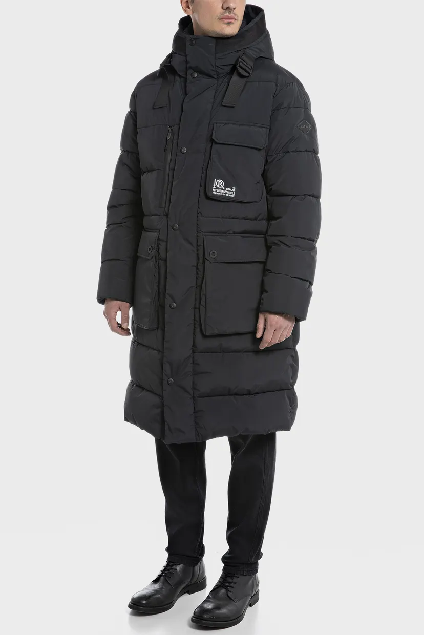 Мужская черная куртка Replay M8357 .000.84732 — MD-Fashion