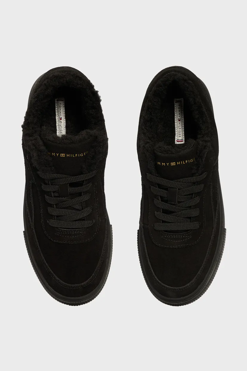 Жіночі чорні замшеві снікерси SUEDE VULC WINTER SNEAKER LO 4