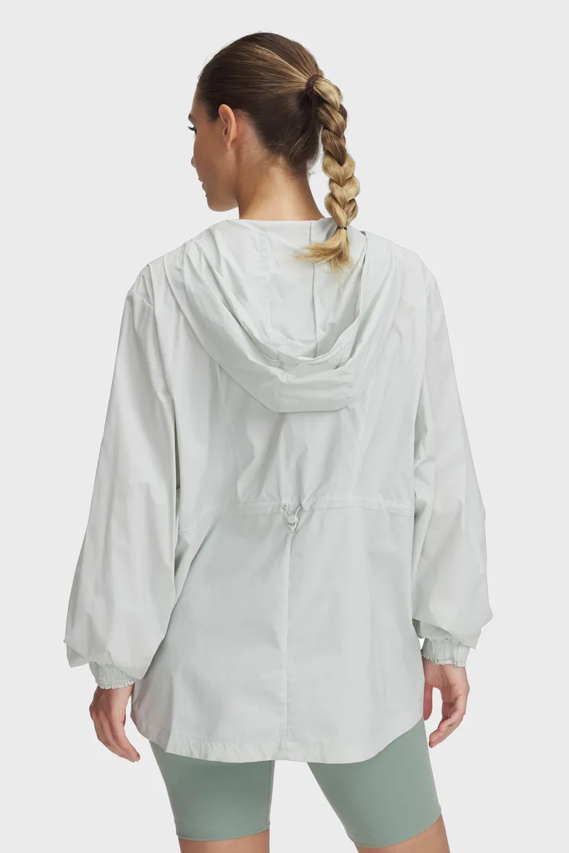 Женская мятная ветровка UA CINCH WAIST JKT 3
