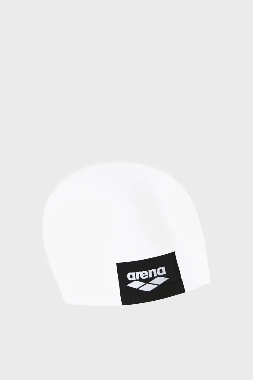 Біла шапочка для плавання LOGO MOULDED CAP 3