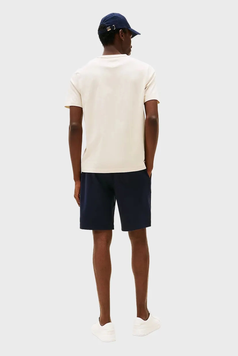 Мужская бежевая футболка ESS SEASONAL REG FIT SOLID TEE 3