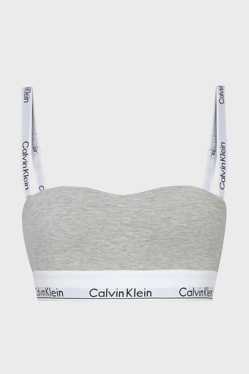 Женский серый топ LIGHTLY LINED BANDEAU 6