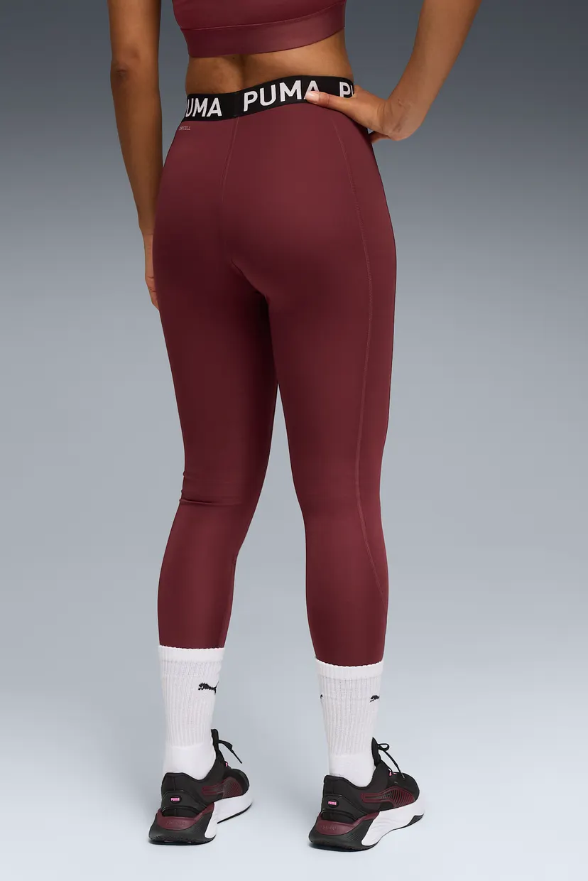 Жіночі бордові тайтси PUMA STRONG Tights Women 3