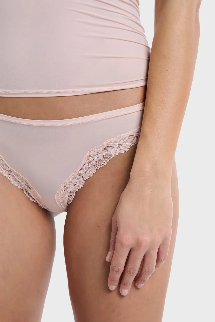 Женские розовые трусики-танга PURE SOFT 4