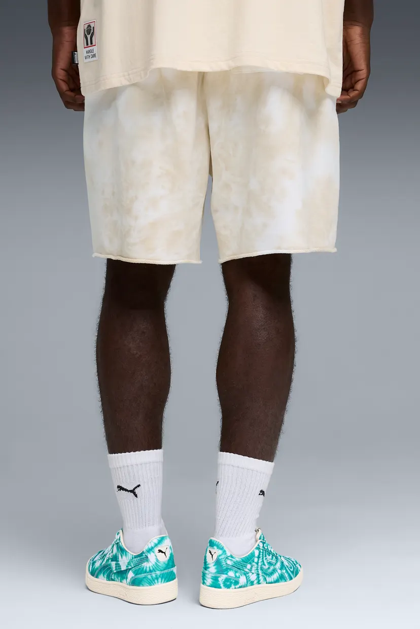 Белые шорты с узором What The Fun Relaxed Basketball Shorts Unisex (унисекс) 3