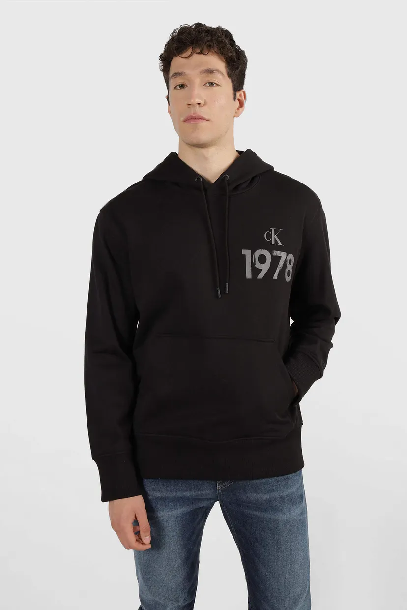 Чоловіче чорне худі VARSITY 1978 3