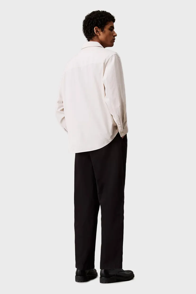 Мужские черные брюки CROPPED PLEAT 3