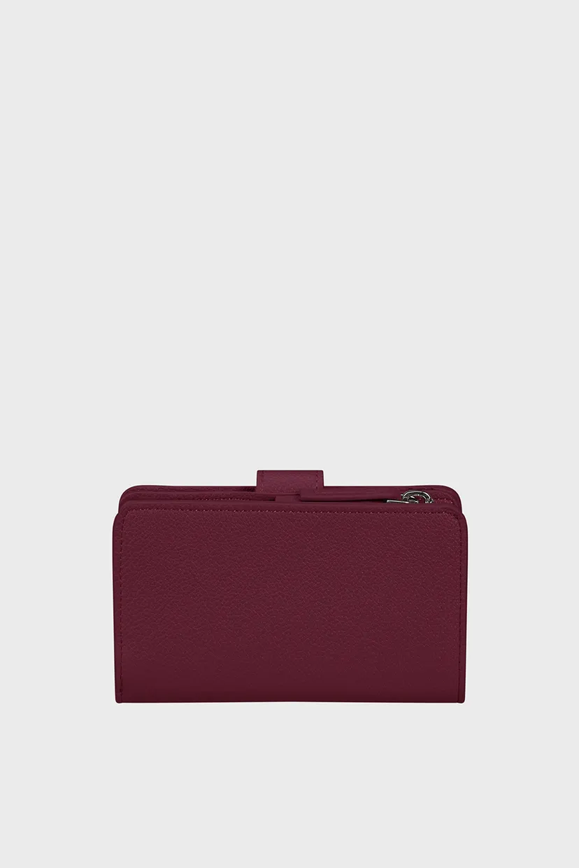Женский бордовый кошелек BRIGHTBEYOND SLG GARNET RED 3