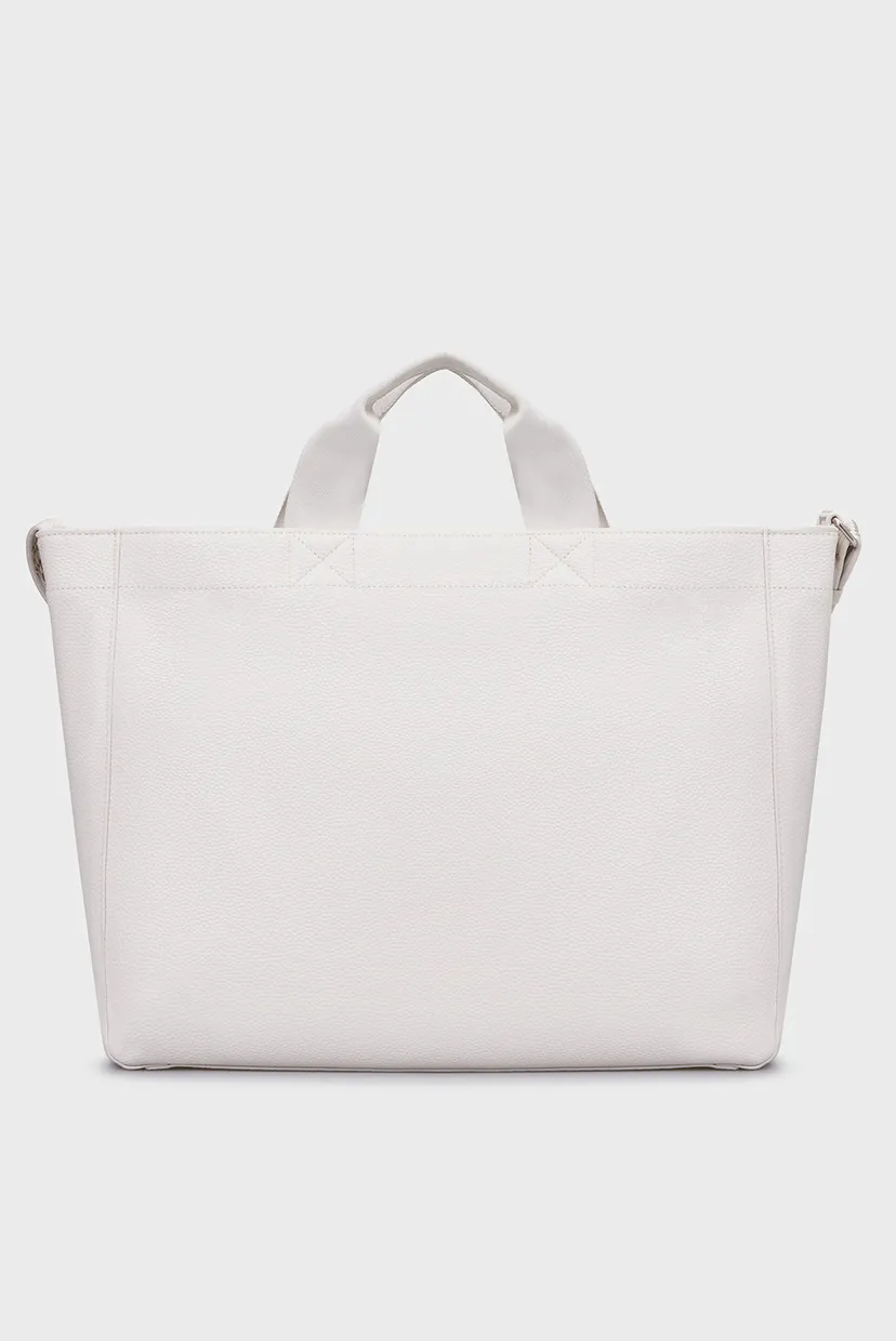 Жіноча біла сумка ULTRALIGHT SLIM TOTE34 PU 4