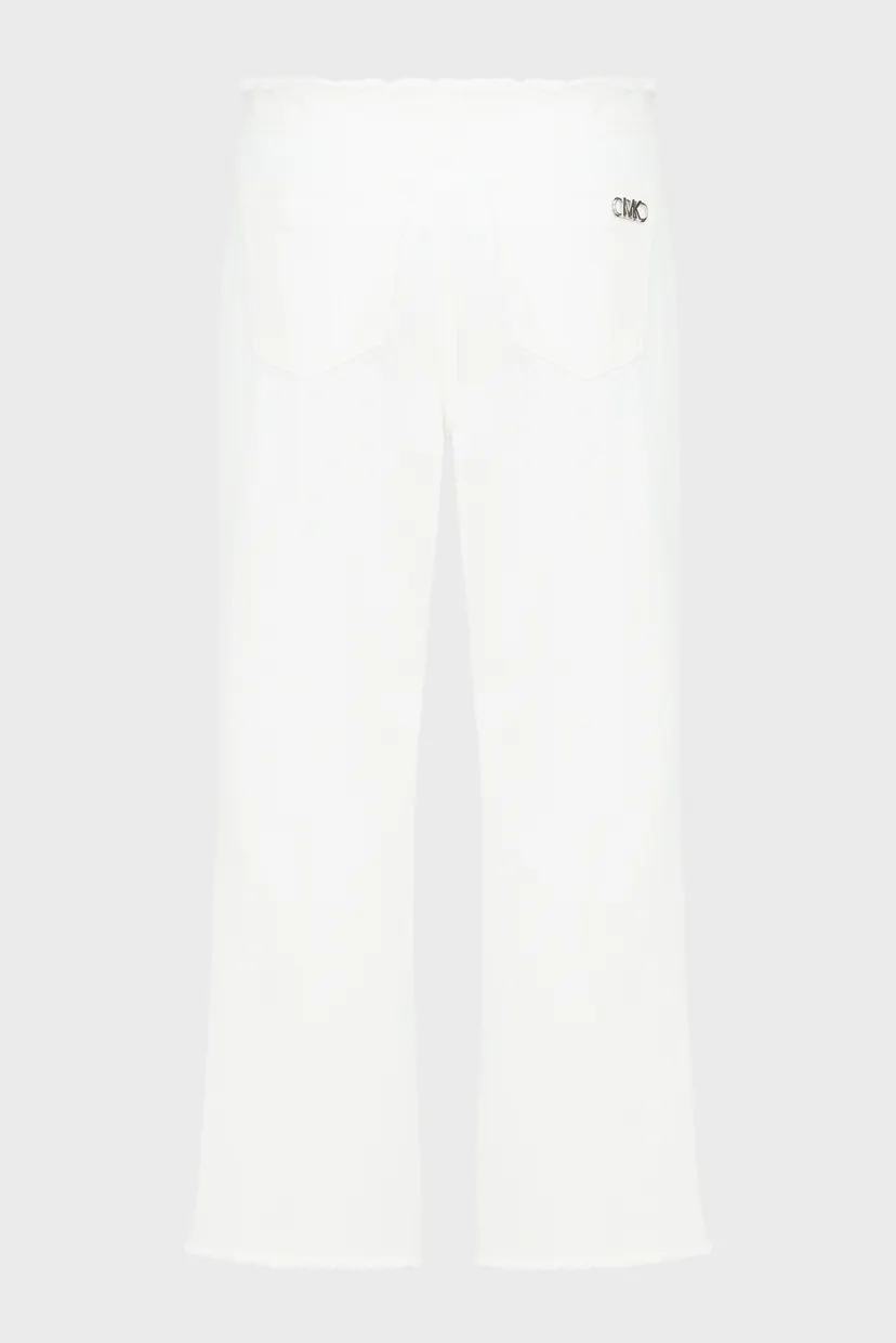 Жіночі білі джинси FRAYED WB CROP FLARE JEAN 5