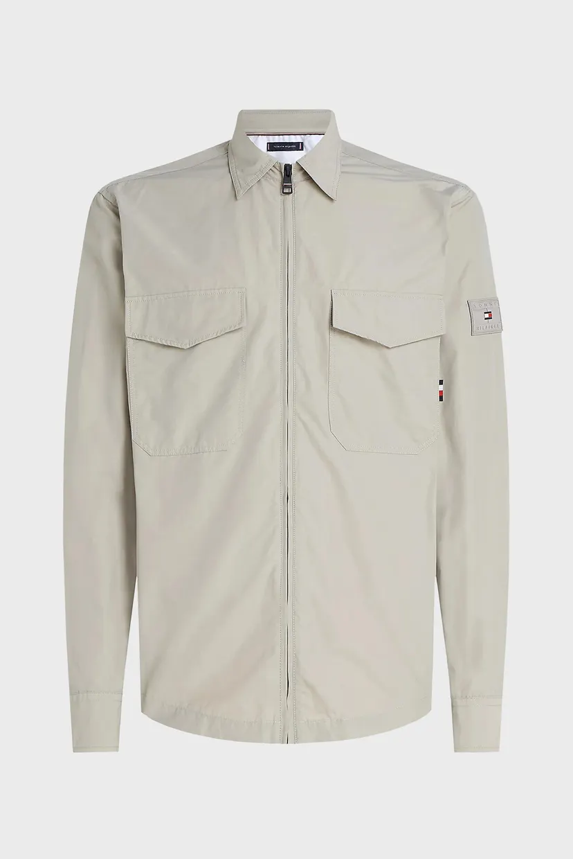 Чоловіча бежева сорочка PAPER TOUCH OVERSHIRT 5