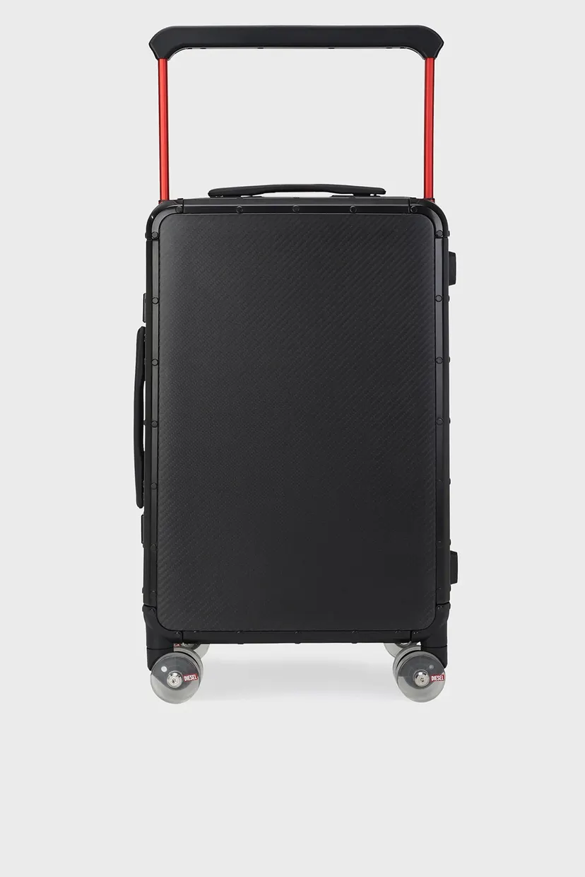 Черный чемодан CARBON FIBER TROLLEY 4