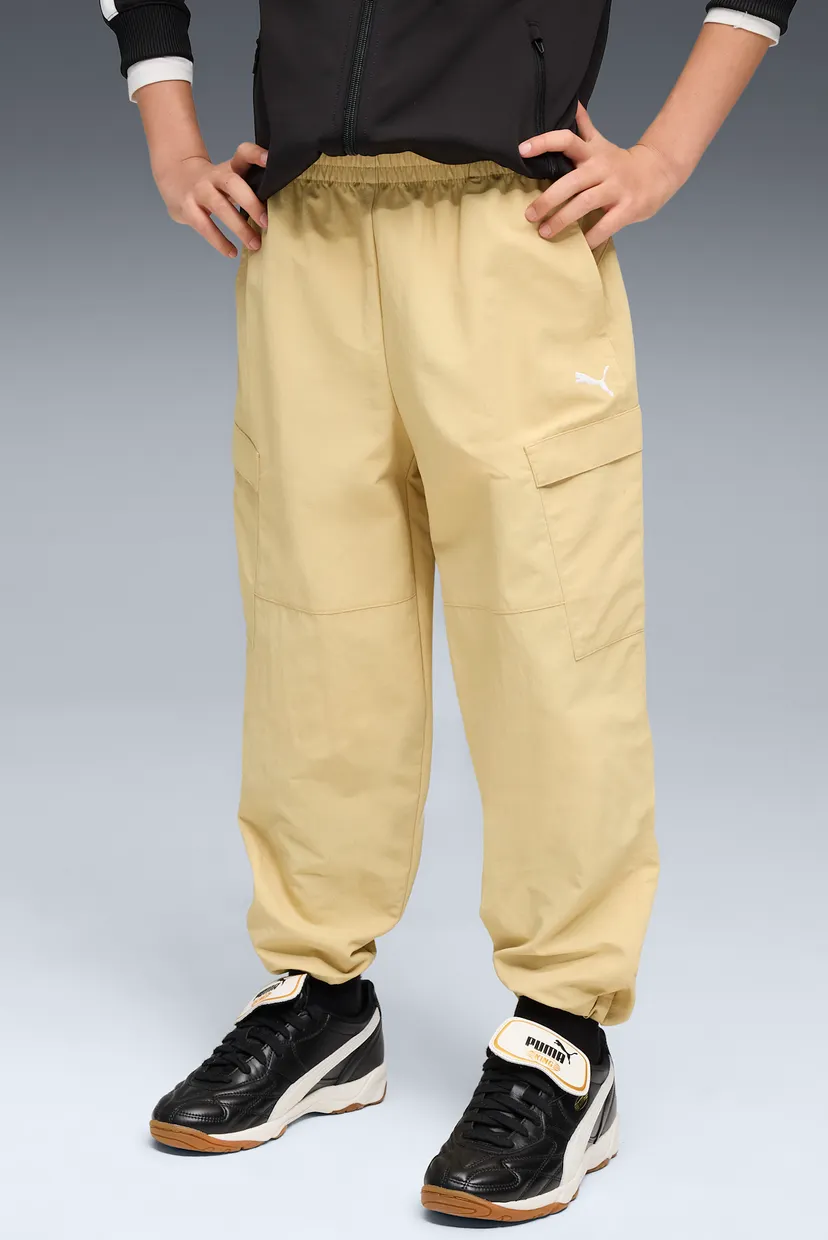 Дитячі жовті спортивні штани WARDROBE ESS Relaxed Woven Cargo Pants Youth 3