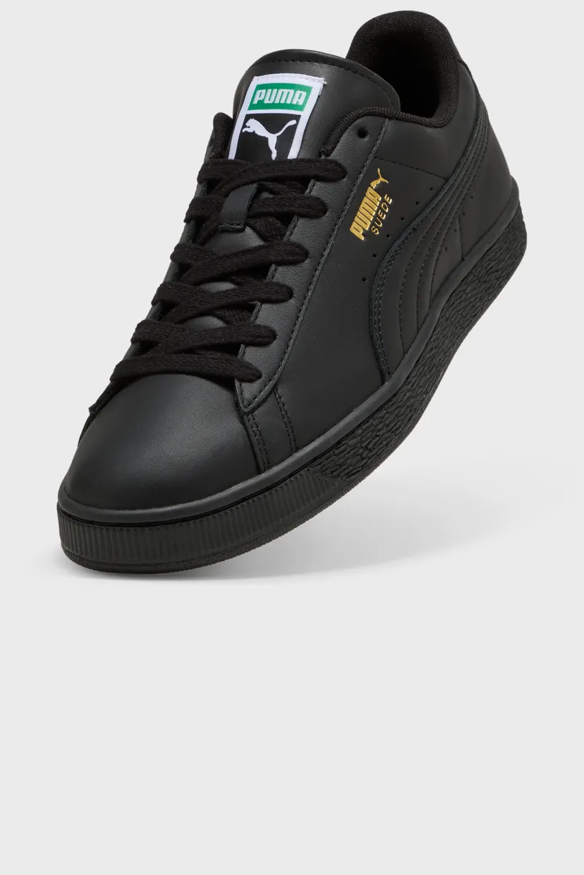 Черные кожаные сникерсы Suede Sneakers Unisex 6
