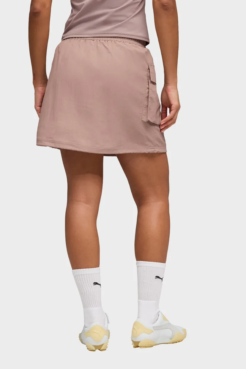 Женская бежевая юбка Wardrobe Essentials Cargo Skirt Women 3