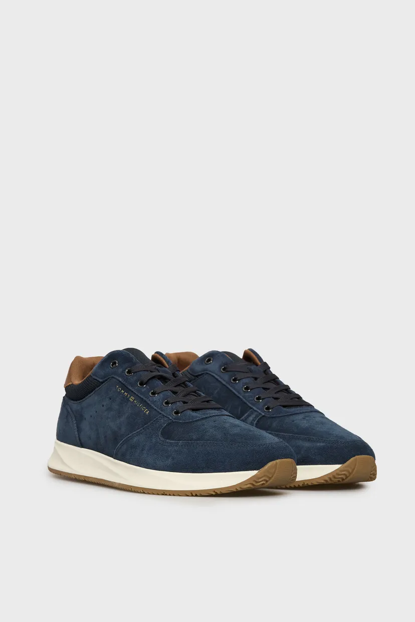 Мужские темно-синие замшевые кроссовки PREMIUM SUEDE HYBRID 3
