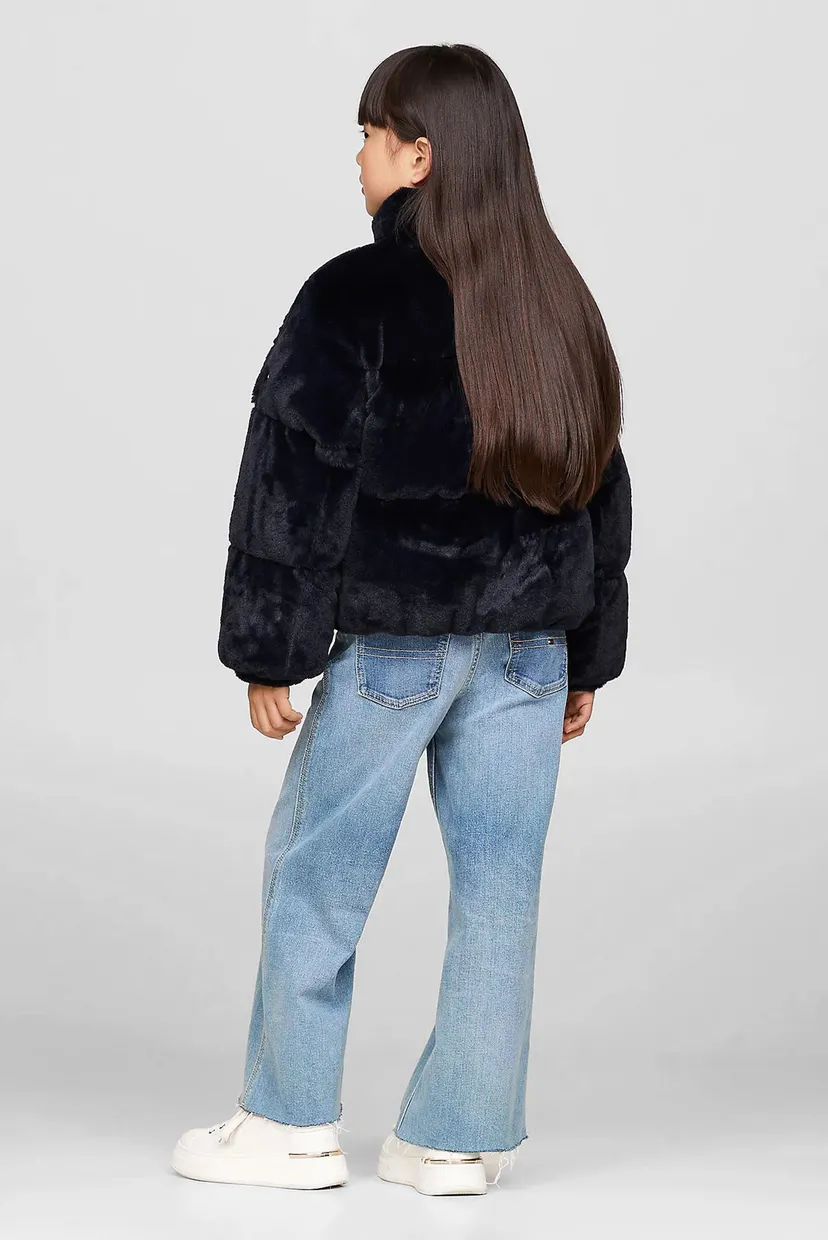 Дитяча темно-синя куртка NEW YORK FUR JACKET 3