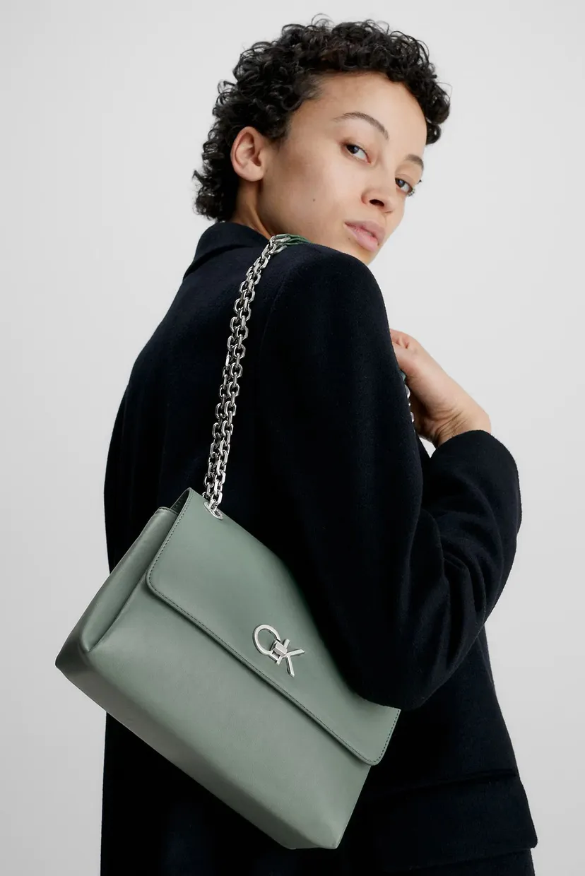 Жіноча зелена сумка RE-LOCK EW CONV CROSSBODY 8