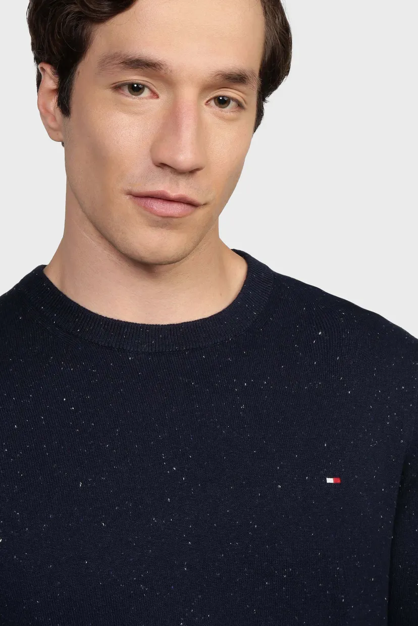 Мужской темно-синий джемпер PIMA ORG CTN CASHMERE CREW NECK 4
