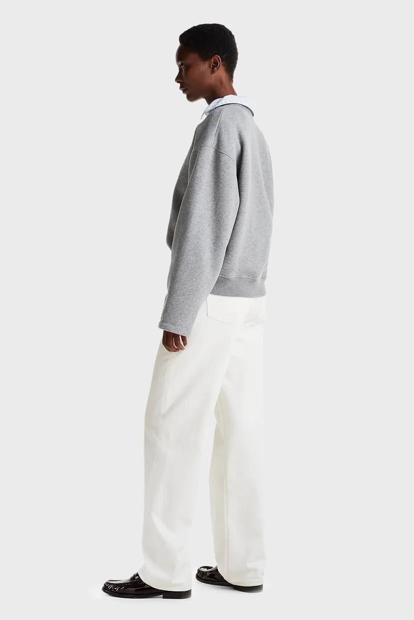 Женский серый свитшот REG VARSITY C-NK WIDE SLV 3