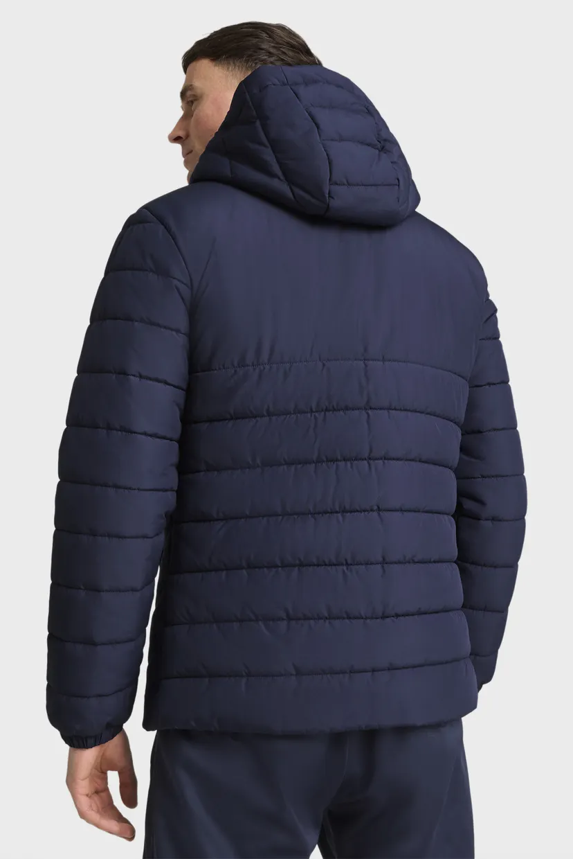 Чоловіча темно-синя куртка teamADDITIONS Hooded Padded Football 3