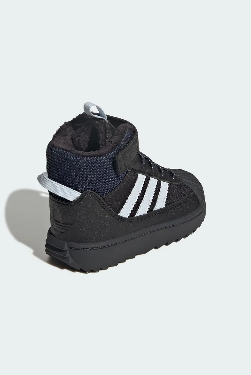 Детские черные хайтопы Superstar Winter Trek Kids 5