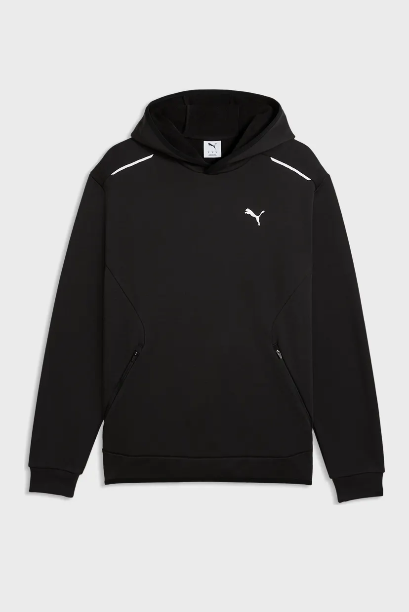 Мужское черное худи PUMATECH Far-Infrared Fleece Hoodie Men 5
