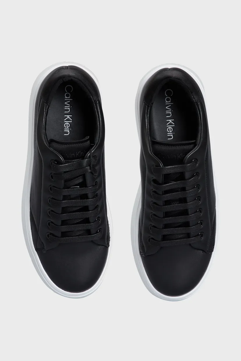 Женские черные сникерcы BUBBLE CUPSOLE LACE UP 4