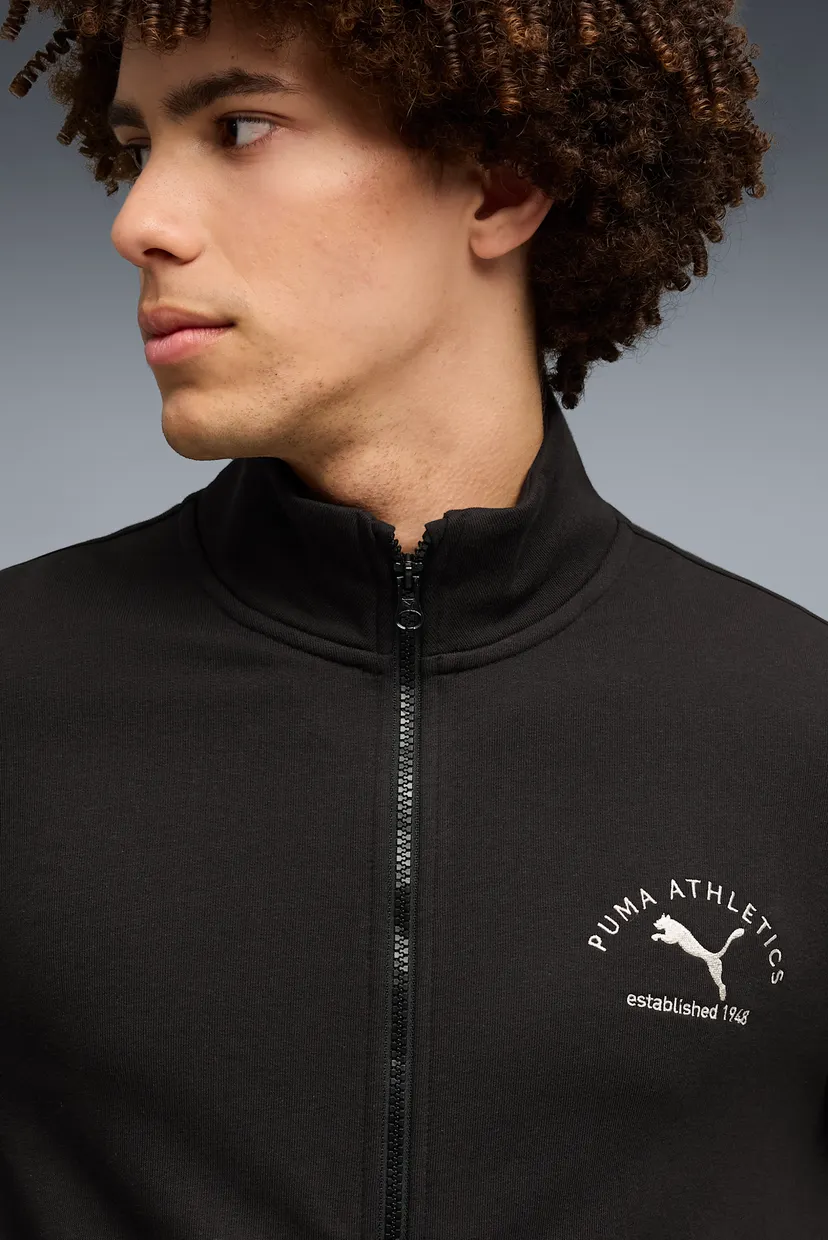 Чоловічий чорний спортивний костюм (кофта, штани) PUMA Class Tracksuit Men 3