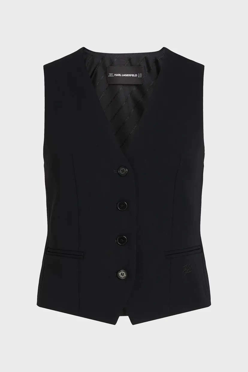 Жіночий чорний жилет TAILORED WAISTCOAT 5
