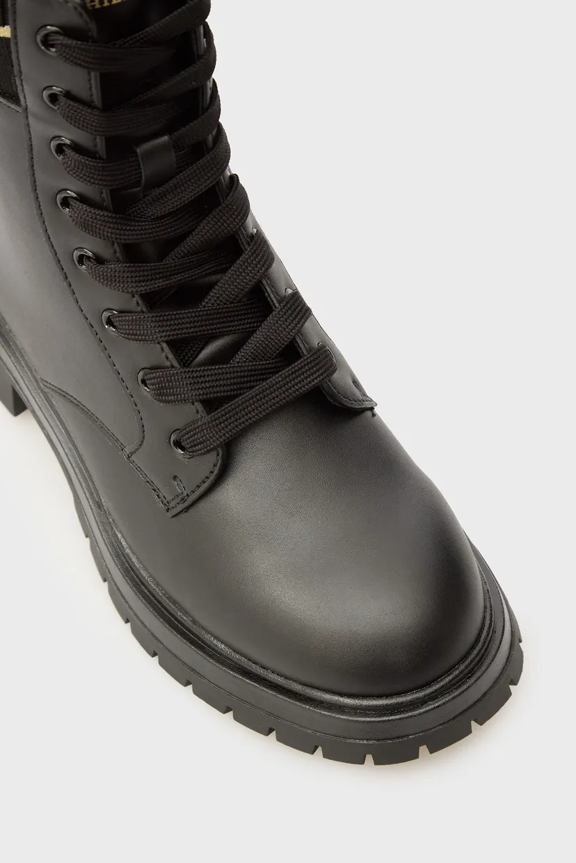 Дитячі чорні черевики LACE-UP BOOTIE 5
