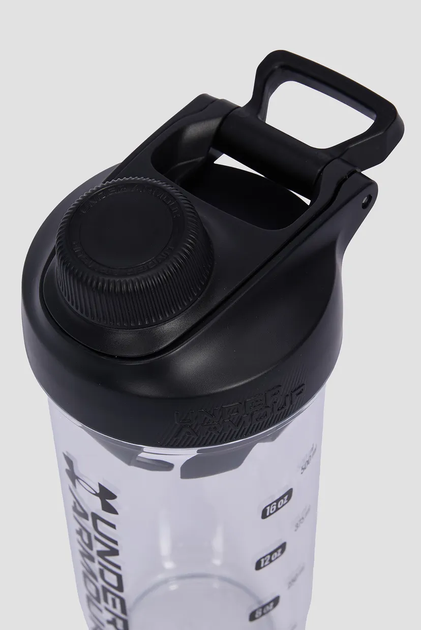 Чорний шейкер UA 24oz Clarity Shaker Bottle Clear/Black OSFA (710 мл) 4