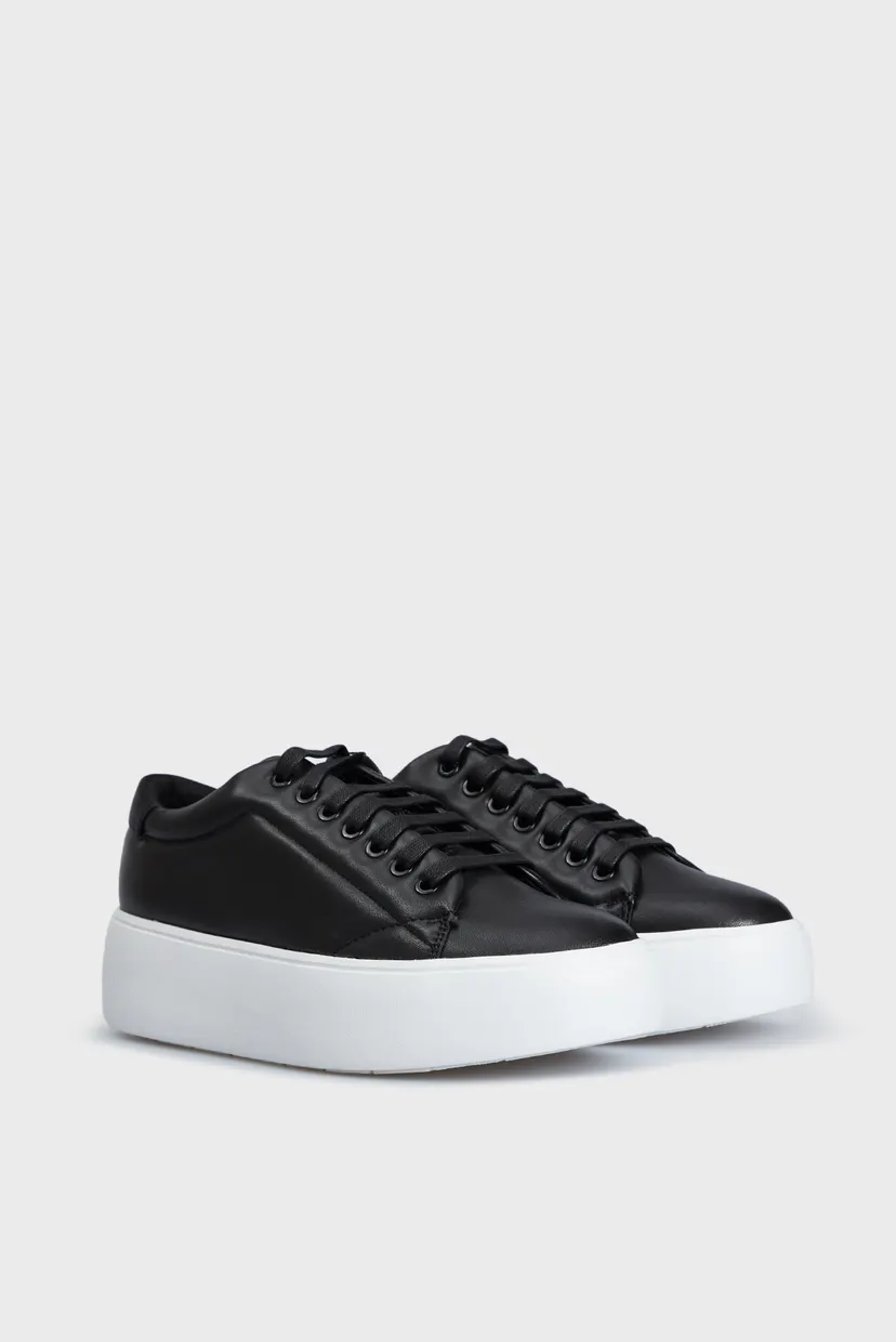 Женские черные сникерcы BUBBLE CUPSOLE LACE UP 3