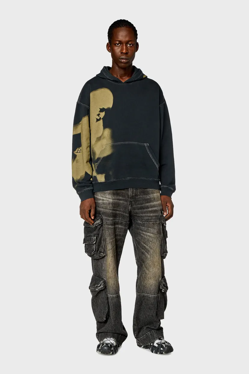 ＜BASERANGE＞TIER HOODED WRAP/フード Baserange / TIER HOODED WRAP ( BLACK ) | JUQUI Online