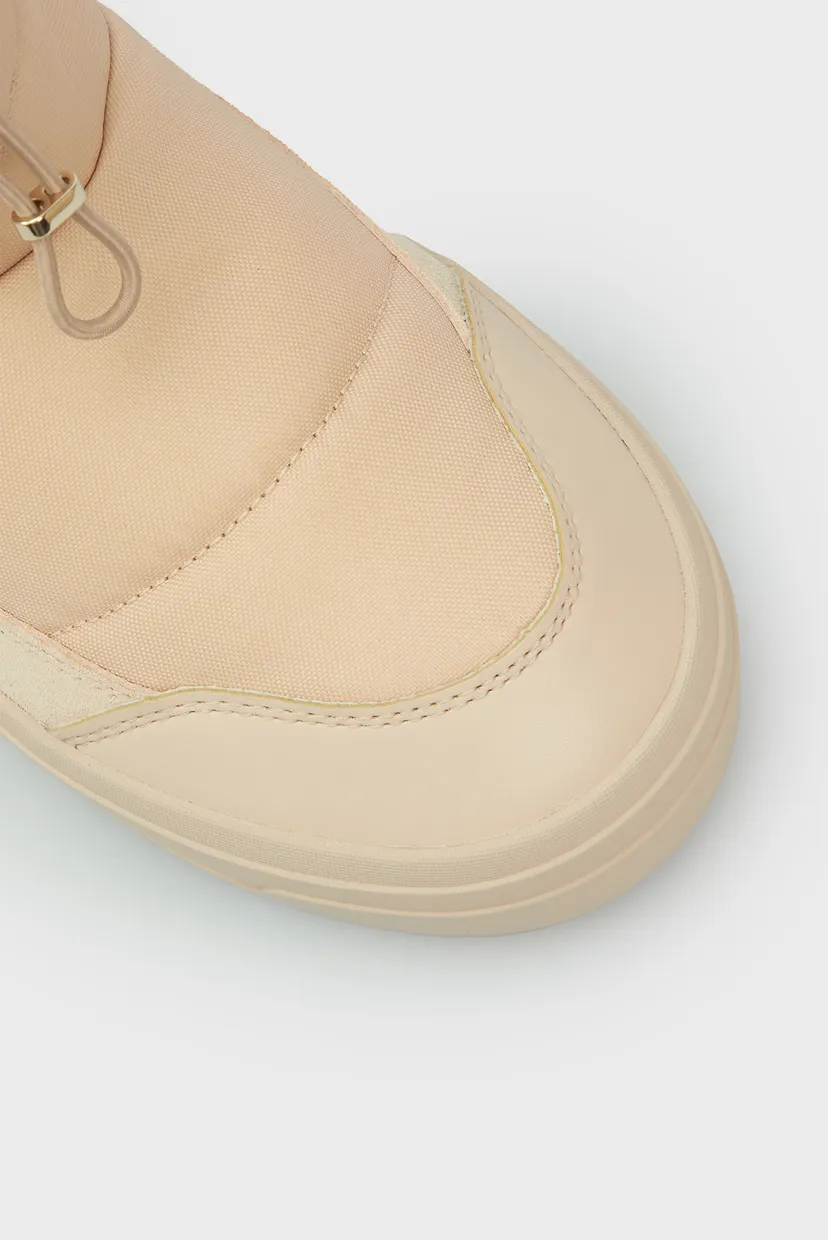 Жіночі бежеві дутики FLAG NYLON MINI SNOWBOOT 4