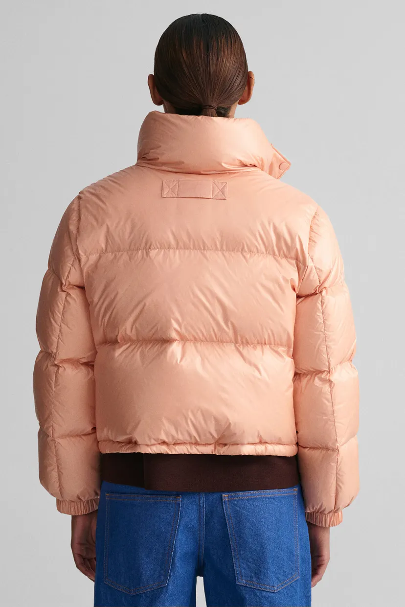 Женский персиковый пуховик CROPPED DOWN JACKET 3