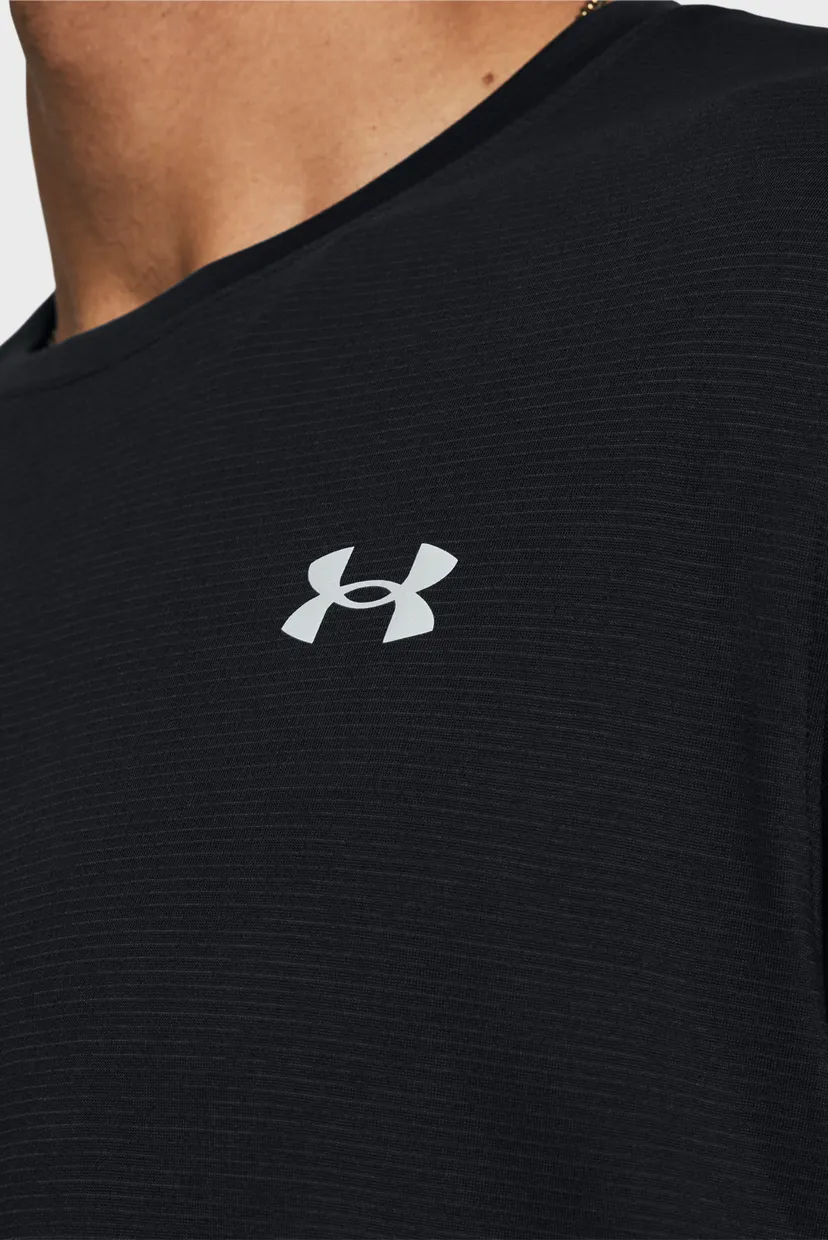 Мужской черный лонгслив UA LAUNCH LONGSLEEVE 3