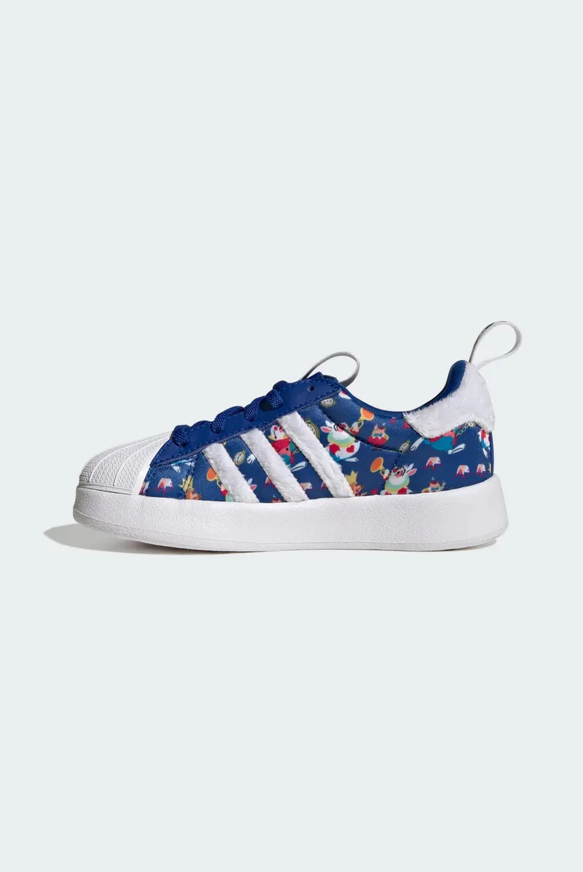 Детские синие сникерсы с узором ADIDAS DISNEY ADIFOM SUPERSTAR 360 6