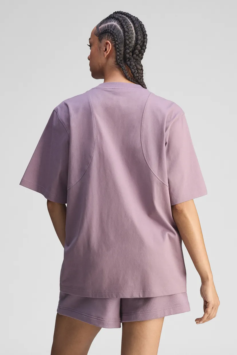 Жіноча фіолетова футболка adidas by Stella McCartney Loose 3