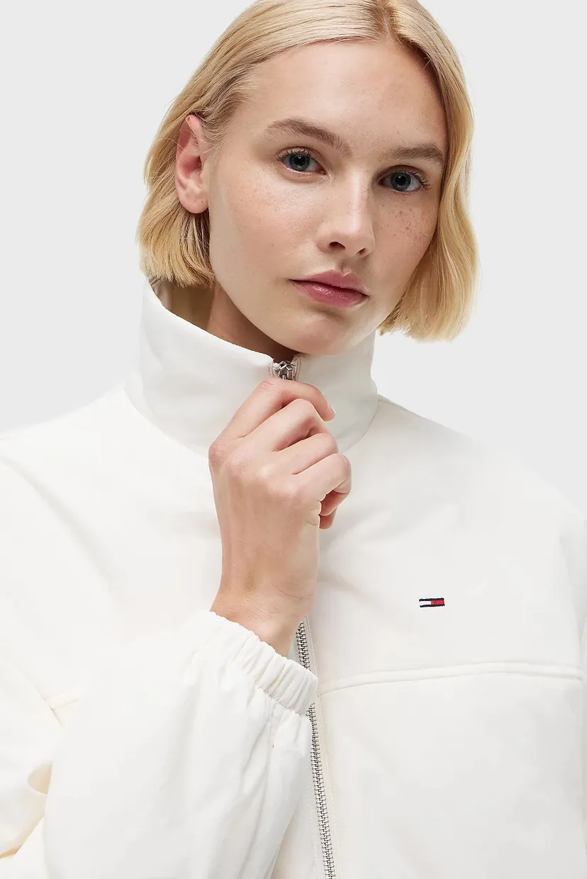 Жіноча біла куртка PADDED HIGH NECK JACKET 4